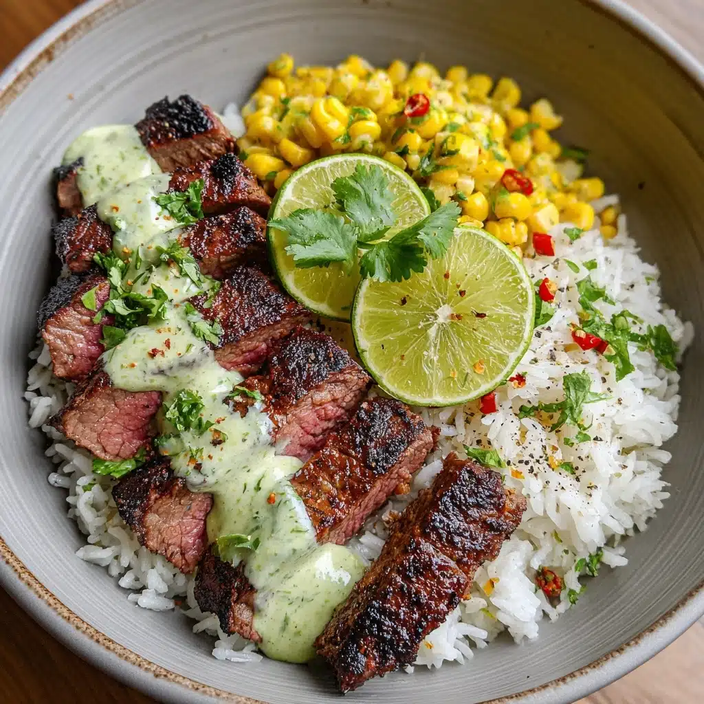 Cilantro Lime Steak Bowls: A Flavorful Recipe for a Quick Dinner - Recipe Image