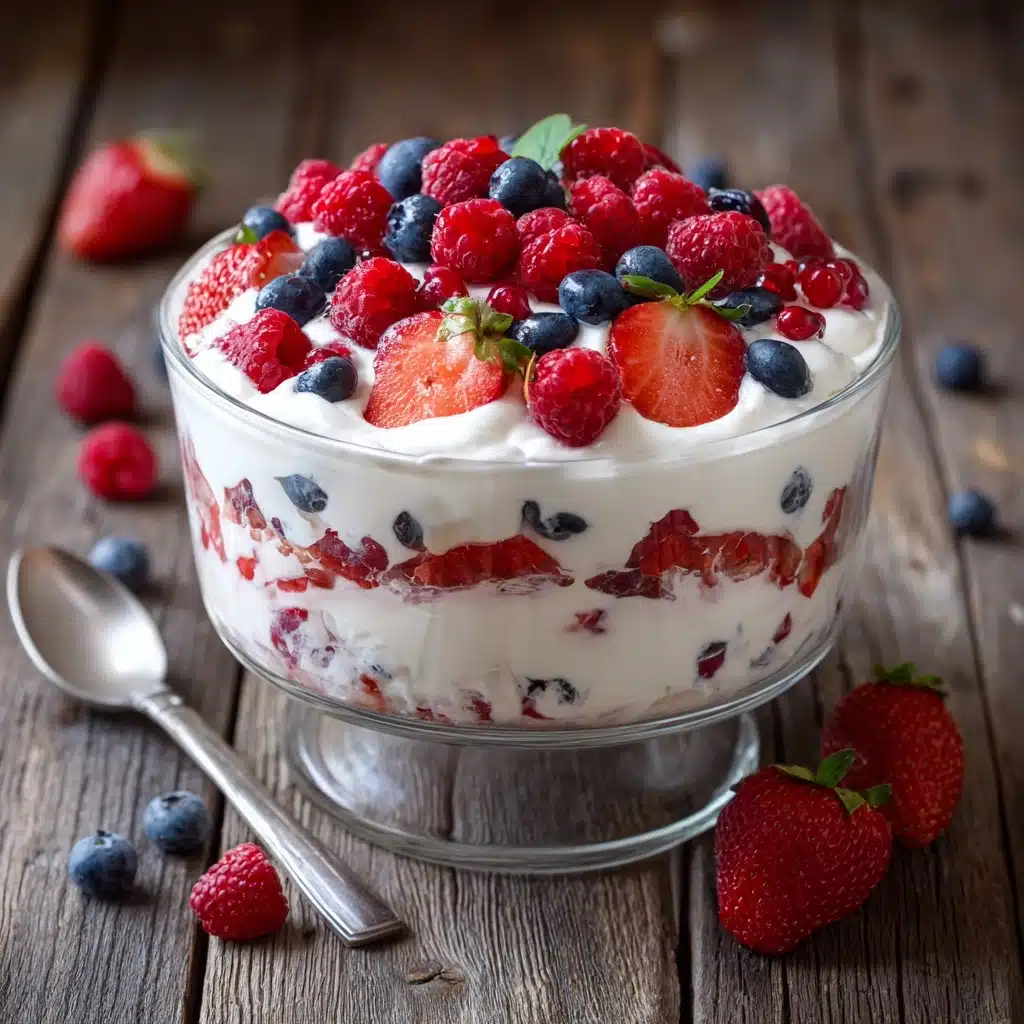 Summer Berry Cheesecake Salad (5 Ingredient Recipe)
