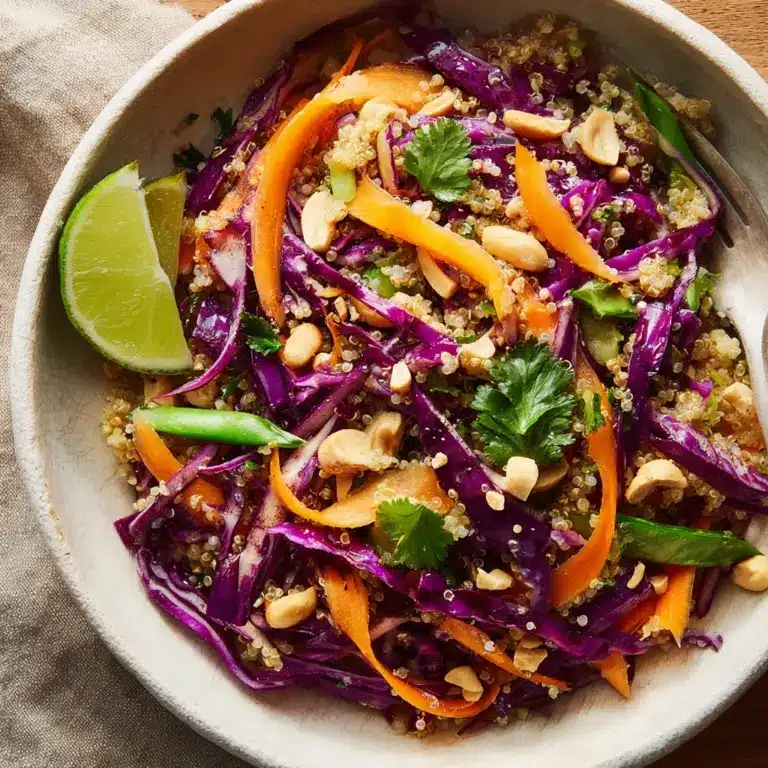 Crunchy Thai Peanut & Quinoa Salad Recipe