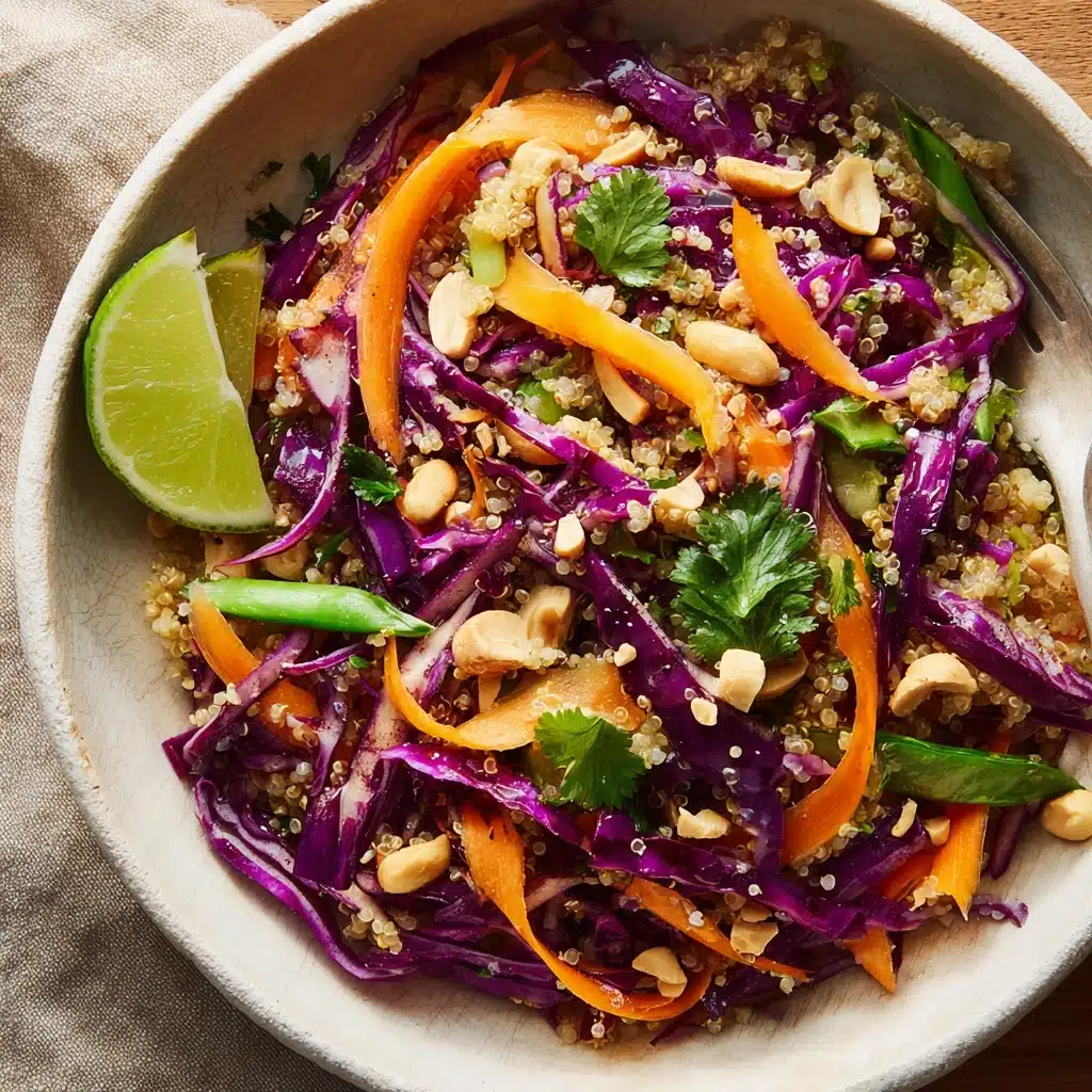 Crunchy Thai Peanut & Quinoa Salad Recipe