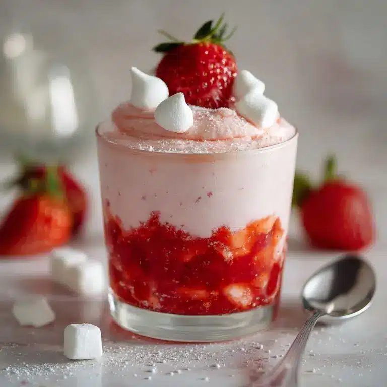Easy Fresh Strawberry Mousse Recipe