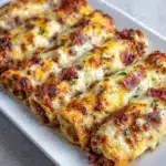 Garlic Butter Bacon Cheeseburger Rollups Recipe