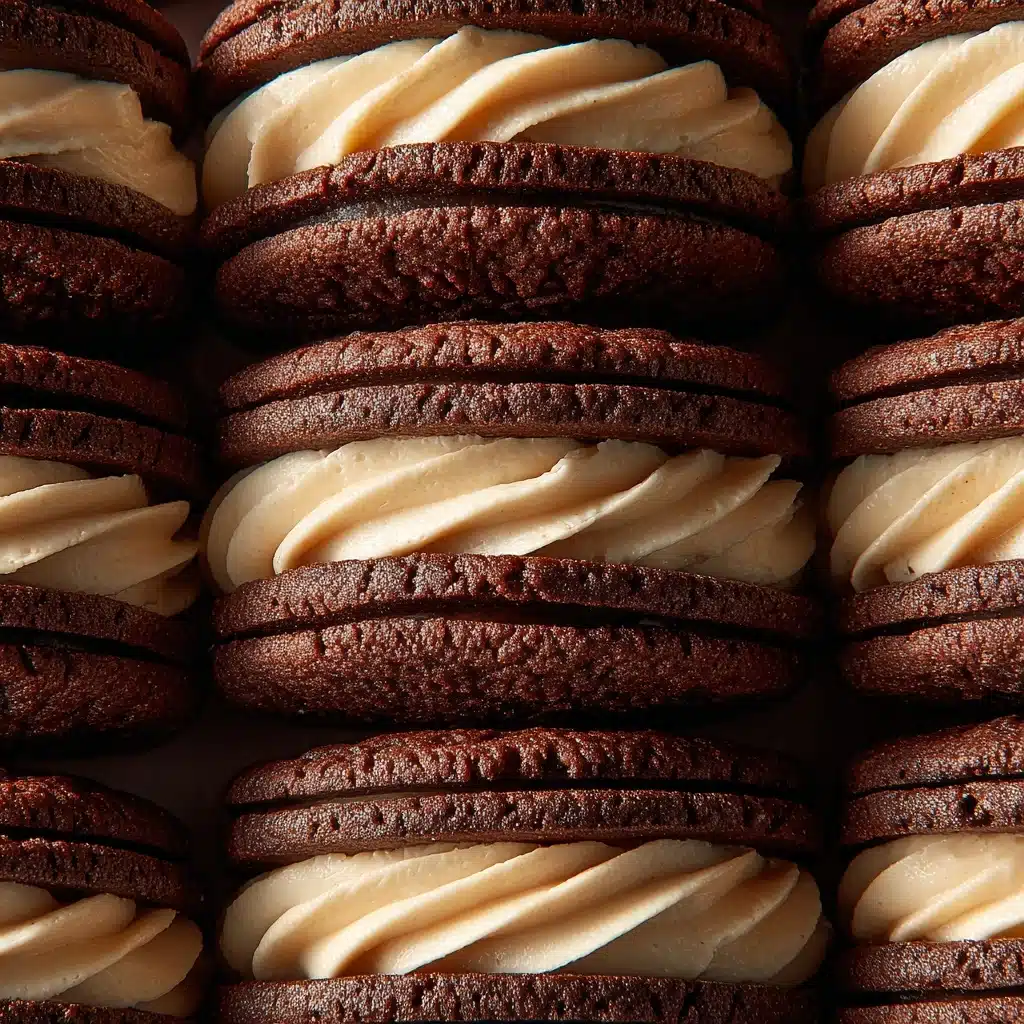 Brownie Cookie Sandwiches with Cookie Dough Buttercream Recipe - Recipe Image
