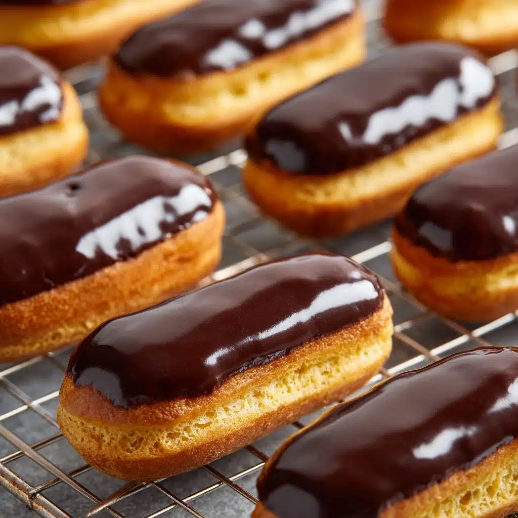 Homemade Coffee Éclairs Recipe - Recipe Image