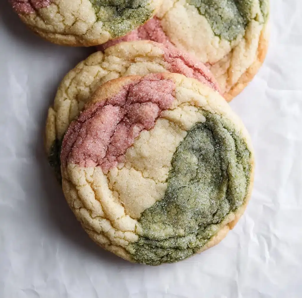 Matcha Neapolitan Sugar Cookies Recipe