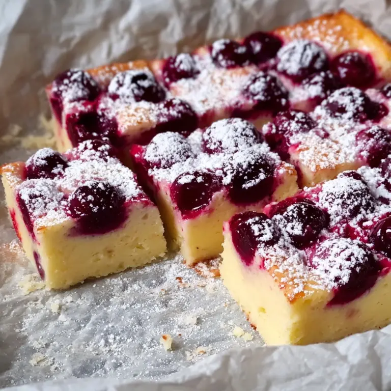 Healthy Berry Cottage Cheese Clafoutis Recipe