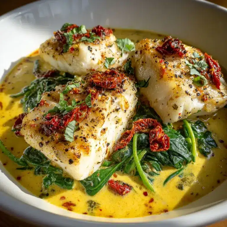 Creamy Keto Tuscan Cod Recipe – Low-Carb, Delicious Dish Recipe