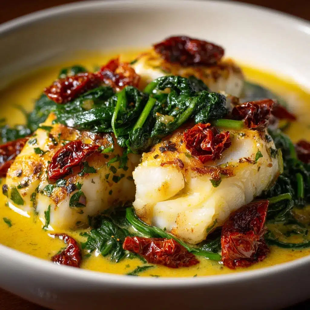 Creamy Keto Tuscan Cod Recipe – Low-Carb, Delicious Dish Recipe - Recipe Image