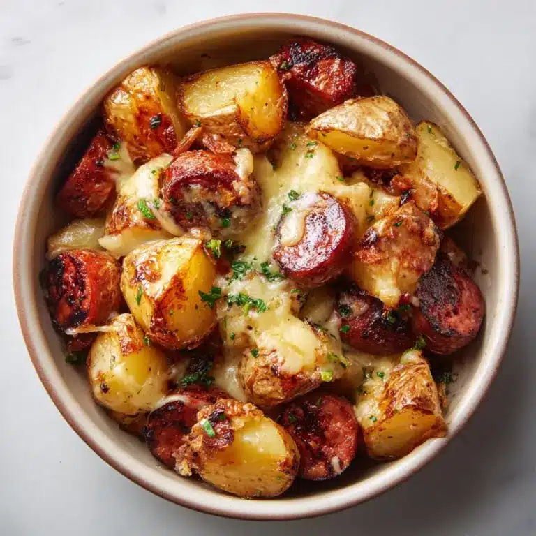 Cheesy Ranch Potatoes and Smoked Sausage Recipe