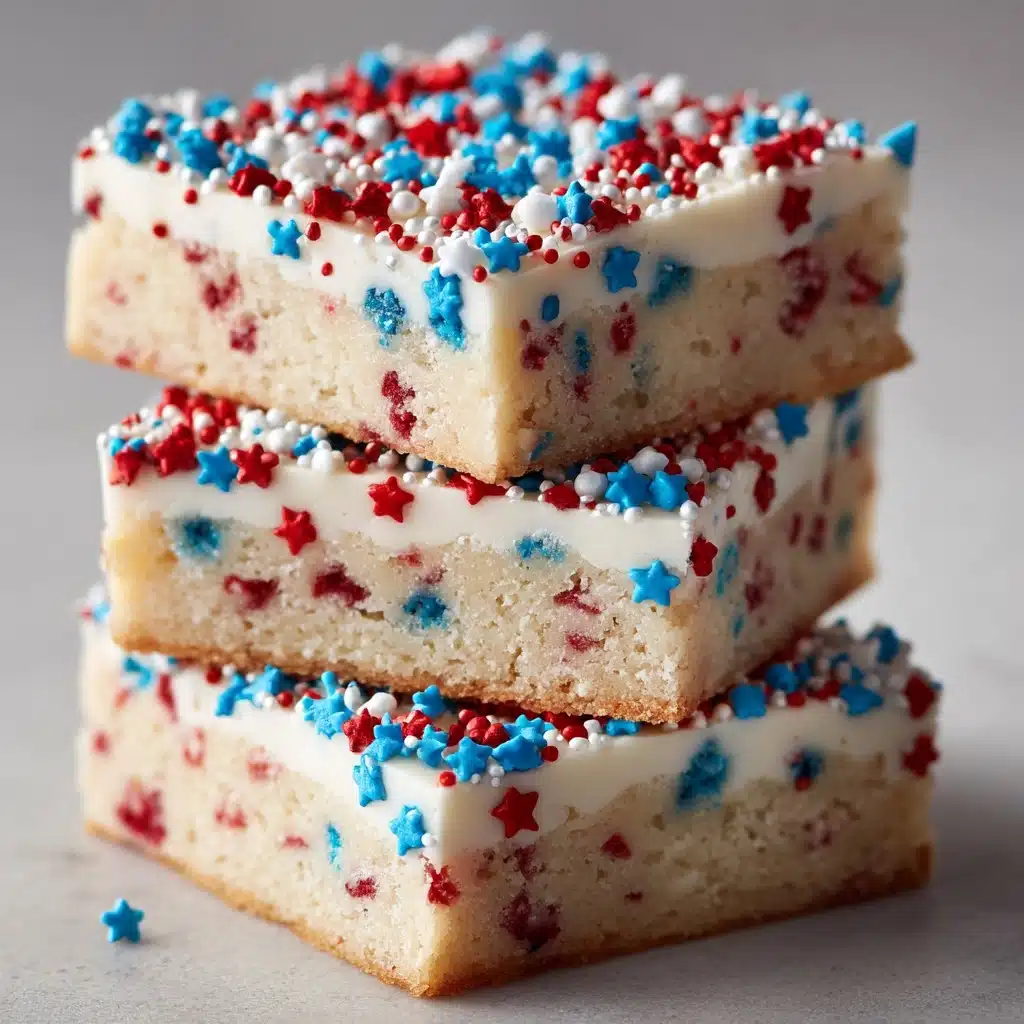 Patriotic Sugar Cookie Bars Recipe