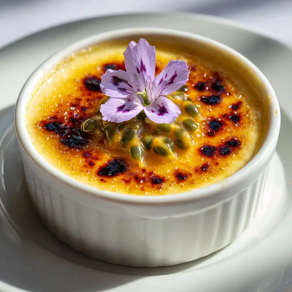 Passion Fruit Creme Brûlée Recipe - Recipe Image