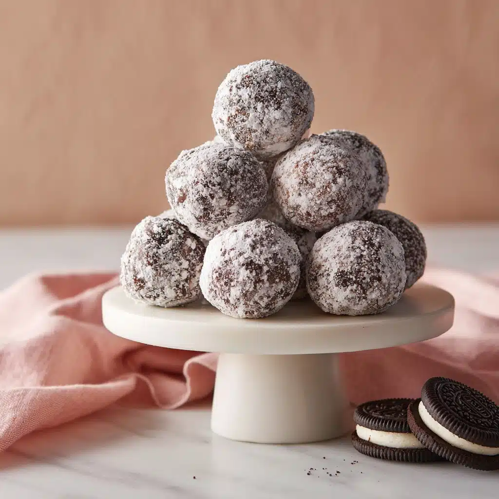 Snowball Oreo Cookie Balls Recipe - Recipe Image