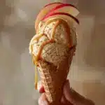 Bourbon Caramel Peach Ice Cream Recipe