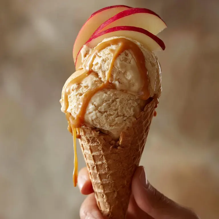 Bourbon Caramel Peach Ice Cream Recipe