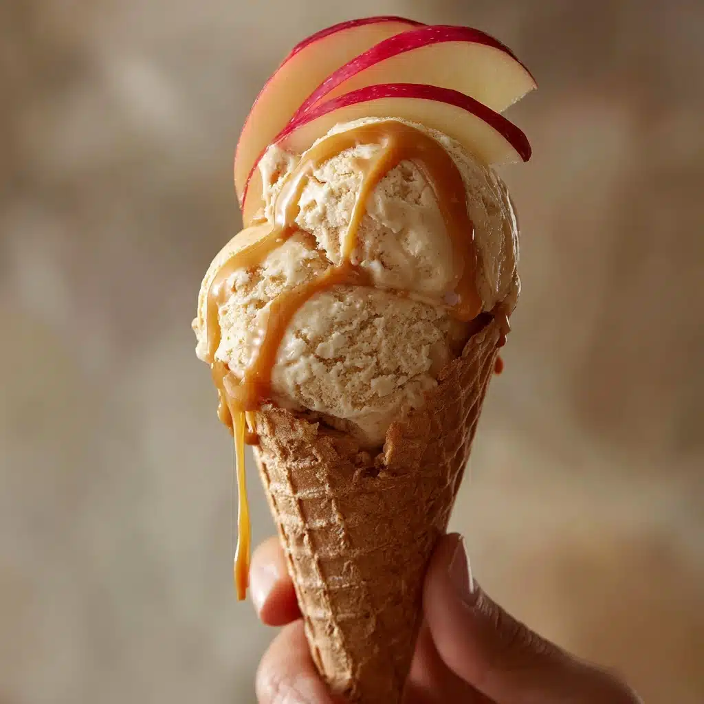 Bourbon Caramel Peach Ice Cream Recipe