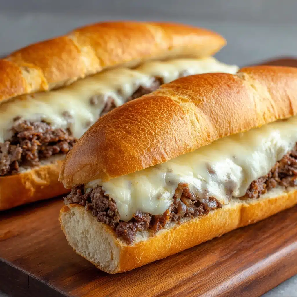 Slow Cooker Ground Beef French Dip Sandwiches Recipe