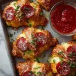 Mozzarella Pepperoni Croissant Rolls Recipe