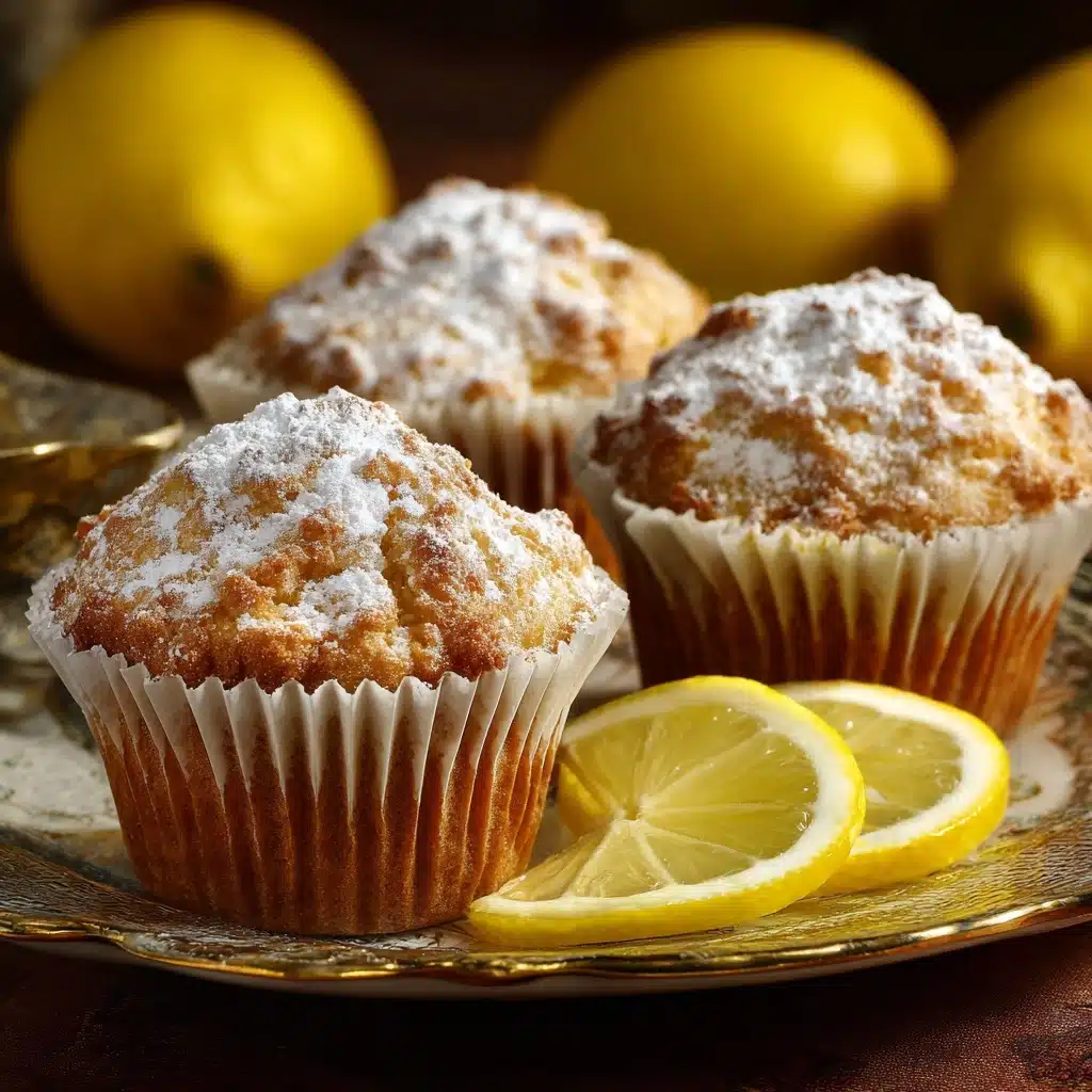 Lemon Cream Cheese Muffins Recipe - Recipe Image
