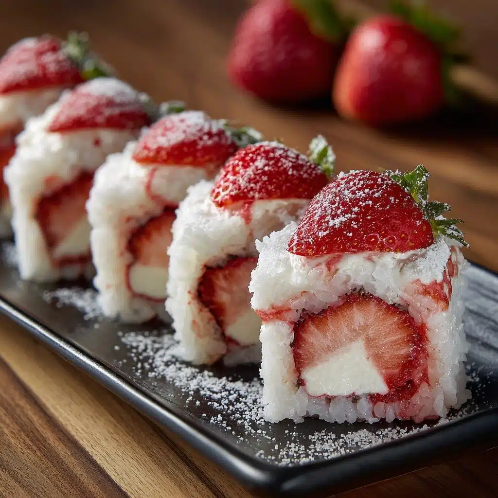 How to Make Strawberry Shortcake Sushi – A Fun Dessert Roll Recipe - Recipe Image