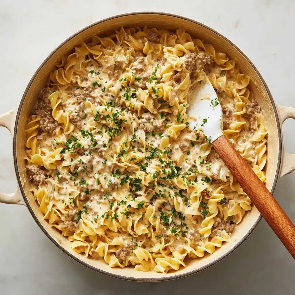 30-Minute Ground Beef Stroganoff Recipe - Recipe Image
