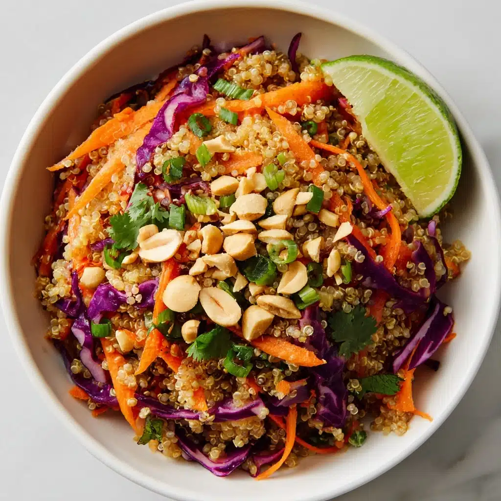 Crunchy Thai Peanut & Quinoa Salad Recipe - Recipe Image