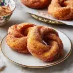 Cinnamon Sugar Twist Doughnuts Recipe