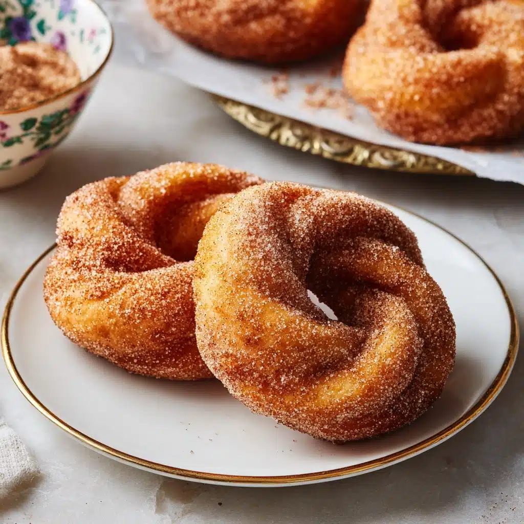 Cinnamon Sugar Twist Doughnuts Recipe