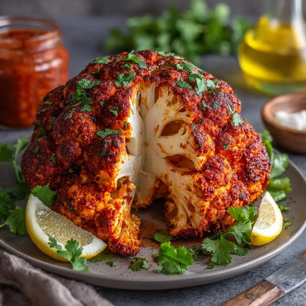 Whole Roasted Cauliflower Recipe - Recipe Image