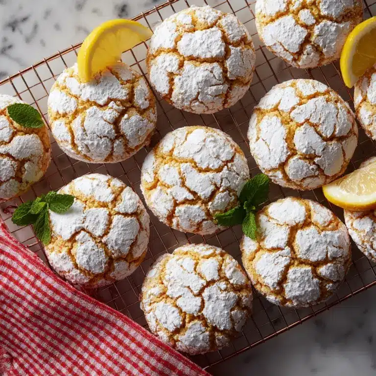 Lemon Crinkle Cookies Recipe