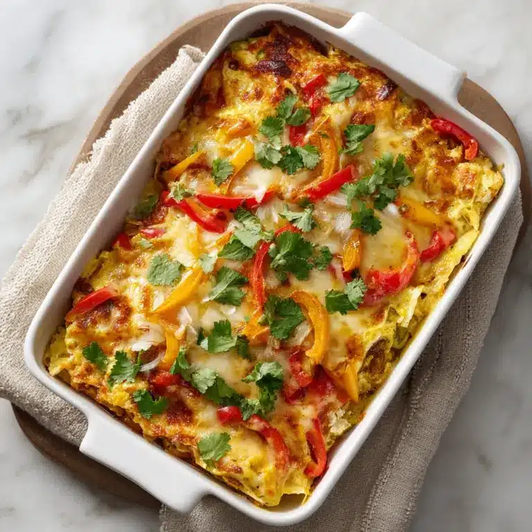 Chicken Fajita Casserole Recipe