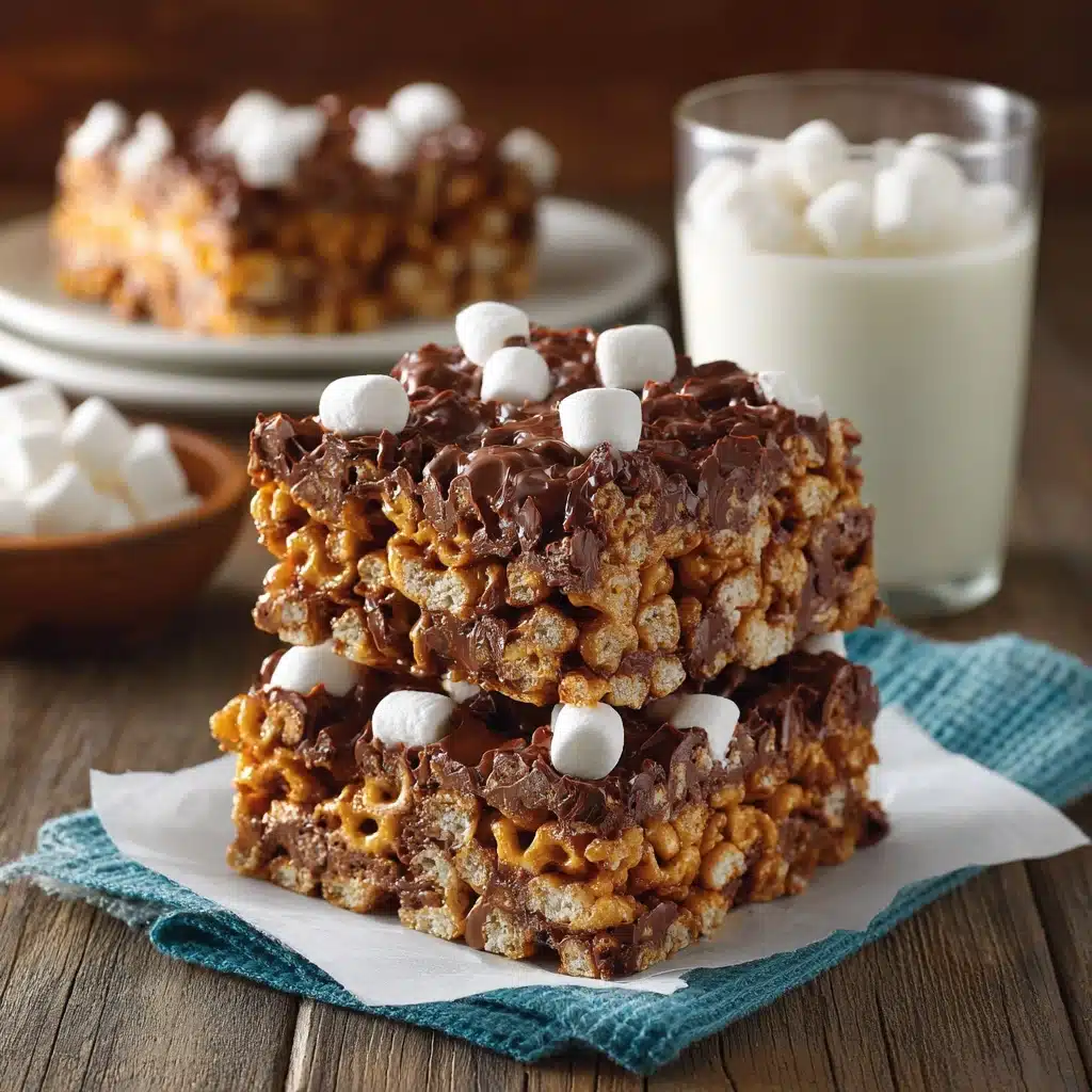 Golden Grahams S'Mores Bars Recipe - Recipe Image