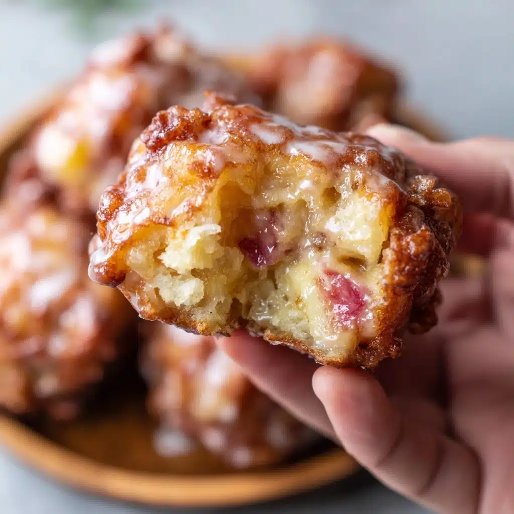 Rhubarb Fritters Recipe - Recipe Image