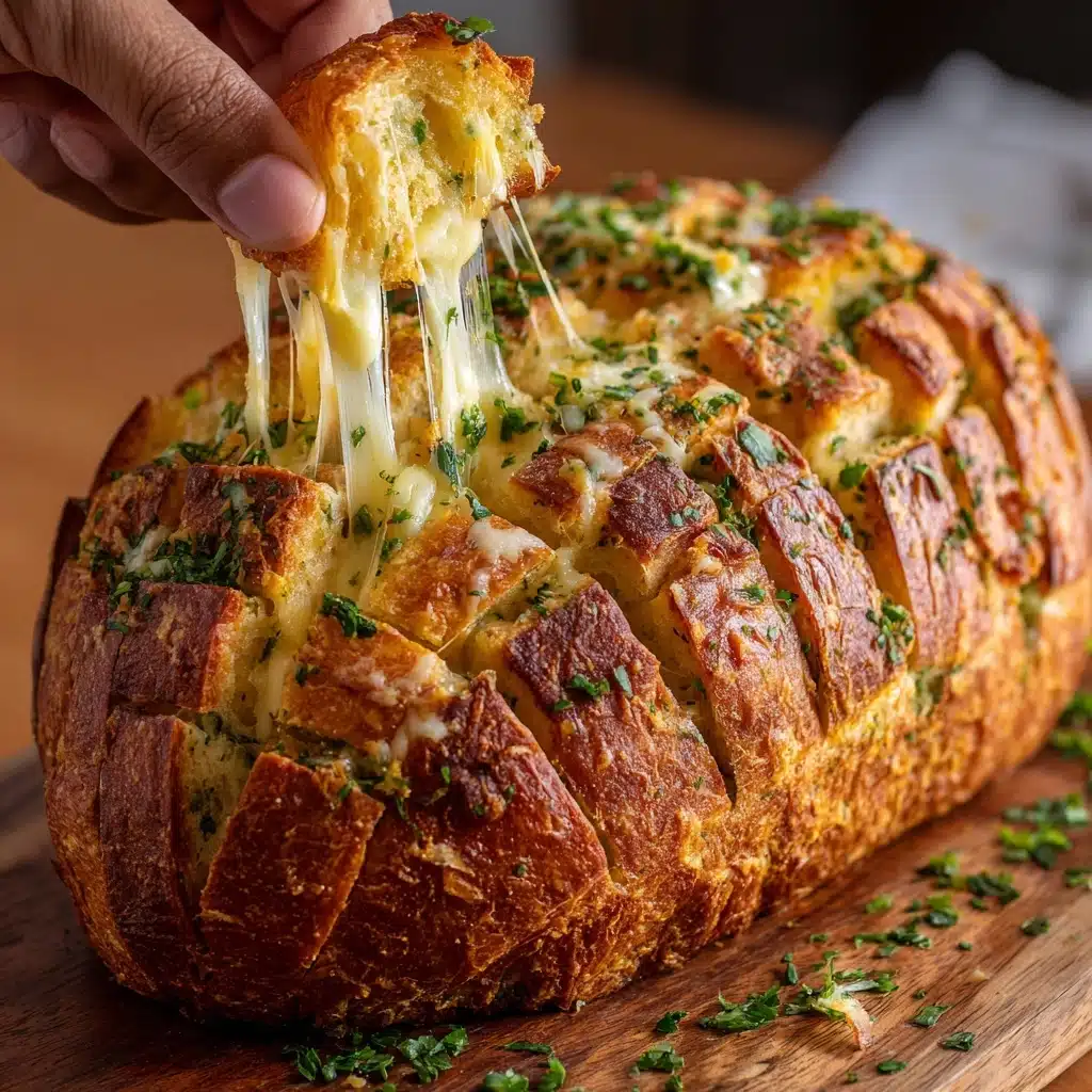 Cheese and Garlic Crack Bread (Pull Apart Bread) Recipe - Recipe Image