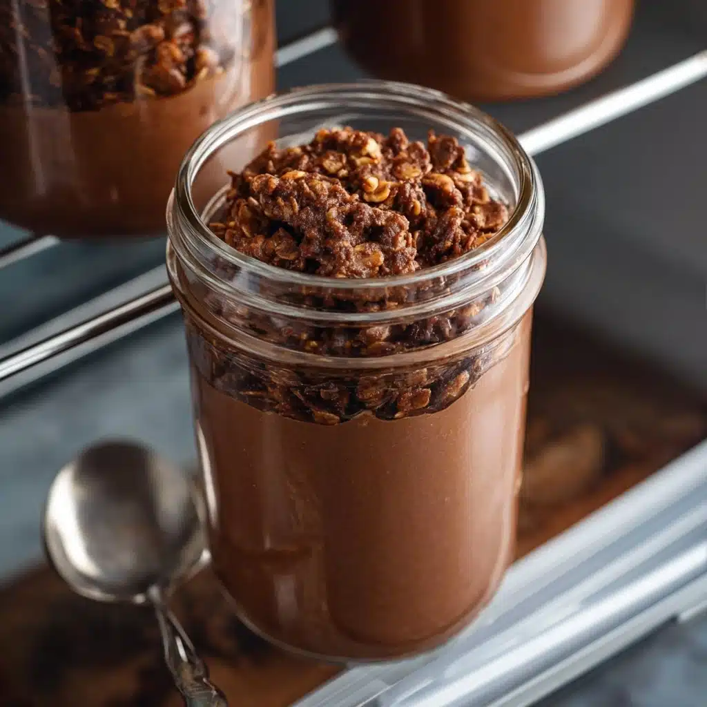Brownie Batter Overnight Oats Recipe - Recipe Image