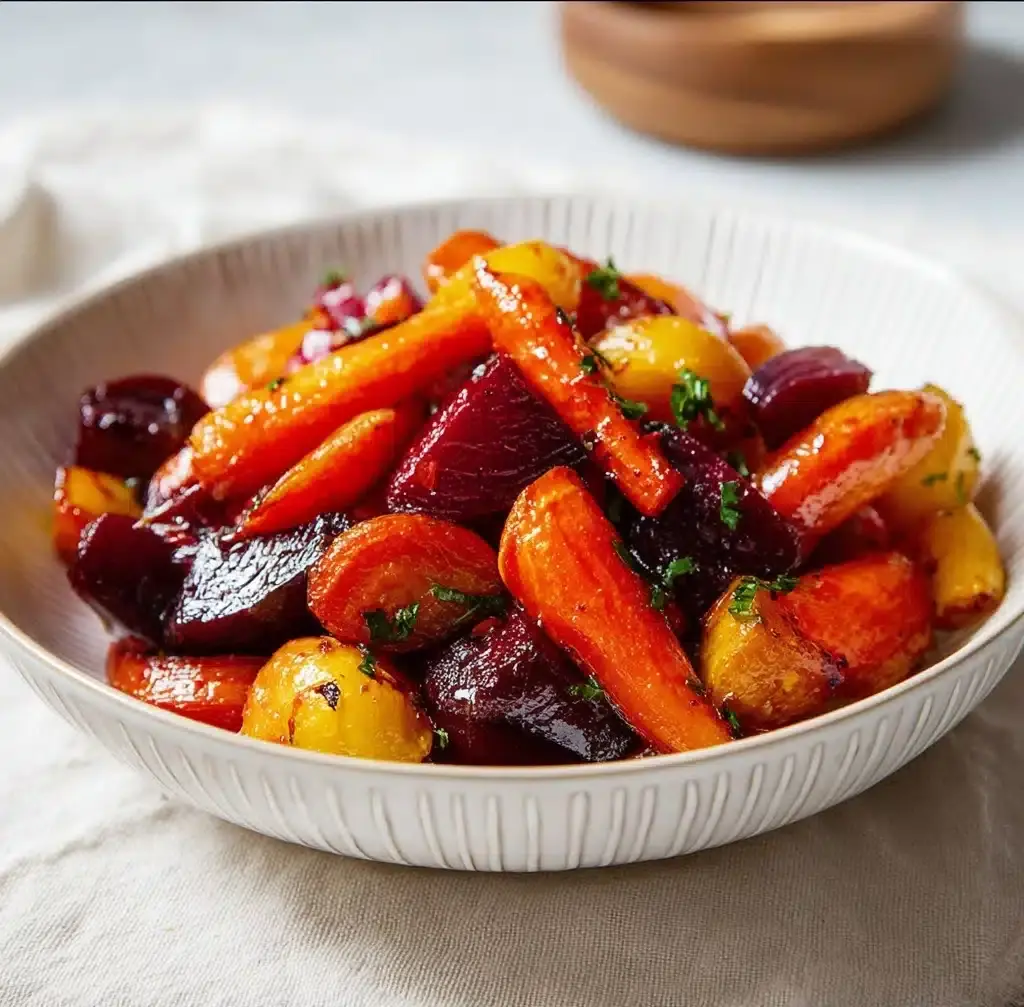 Honey Roasted Carrots and Beets Recipe