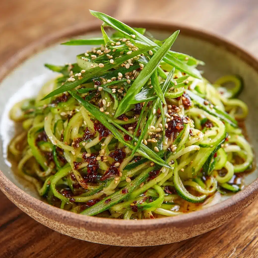 Spicy Cucumber Noodle Salad Recipe