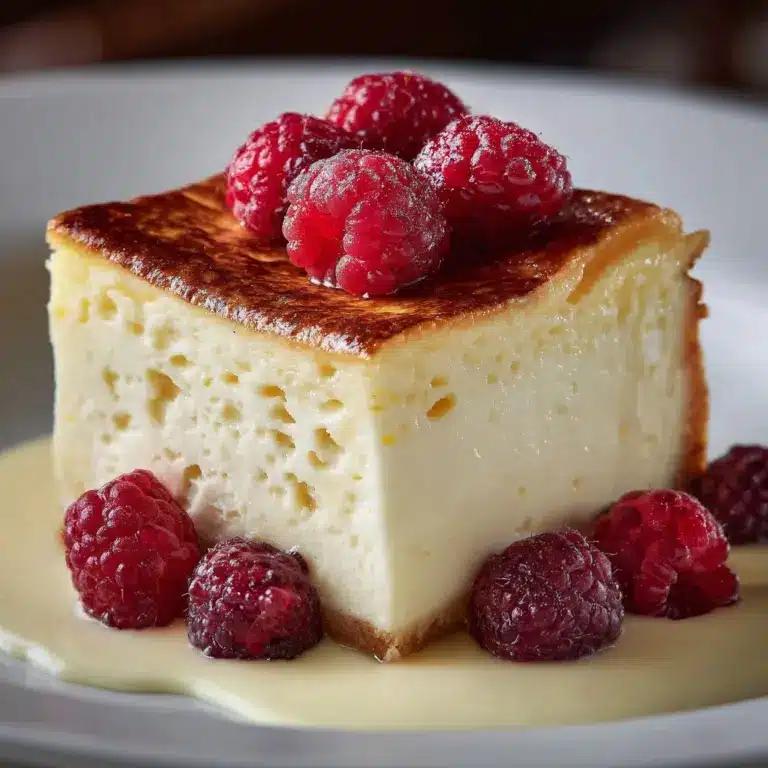 Custard Bread Pudding with Vanilla Sauce Recipe
