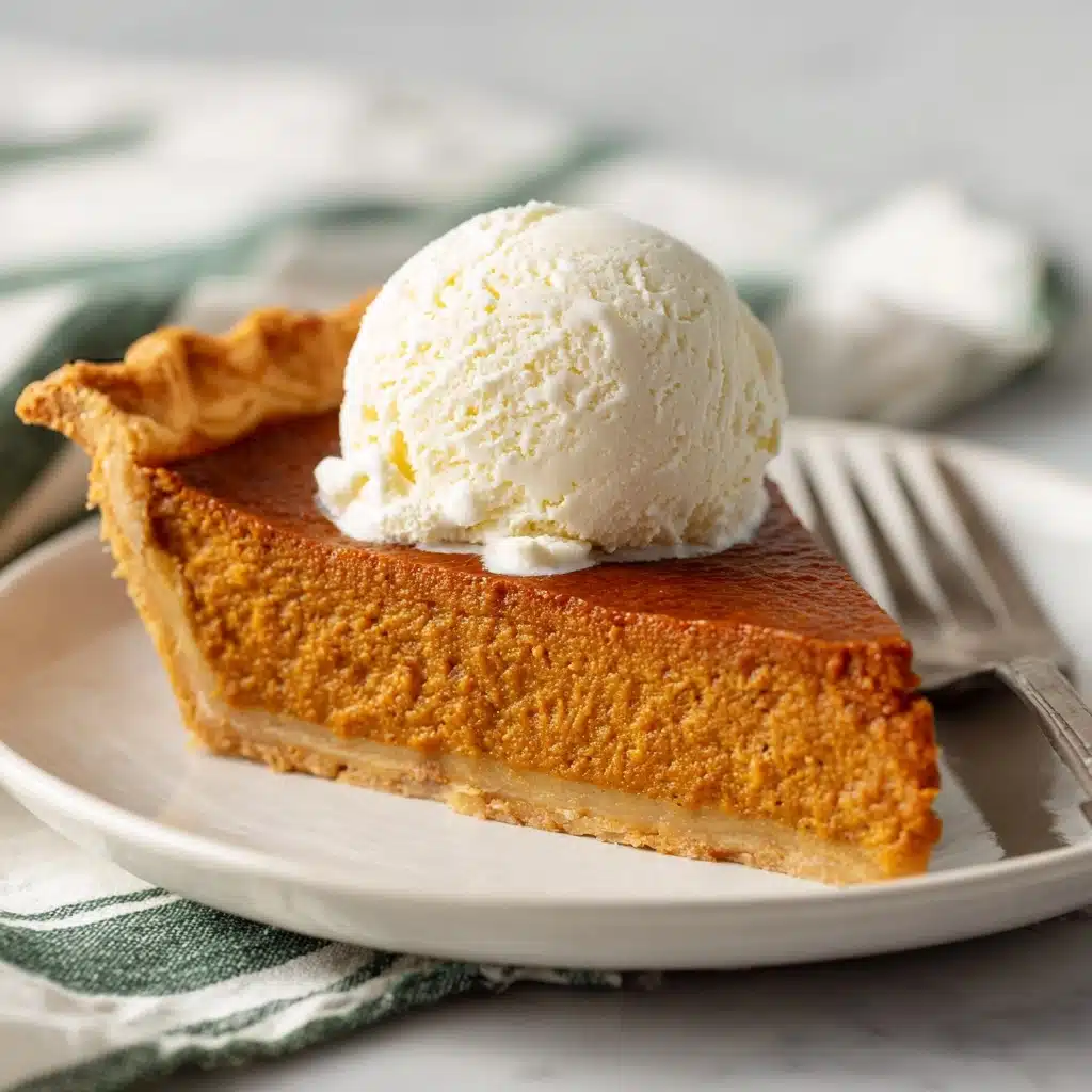 Impossible Vegan Pumpkin Pie Recipe - Recipe Image
