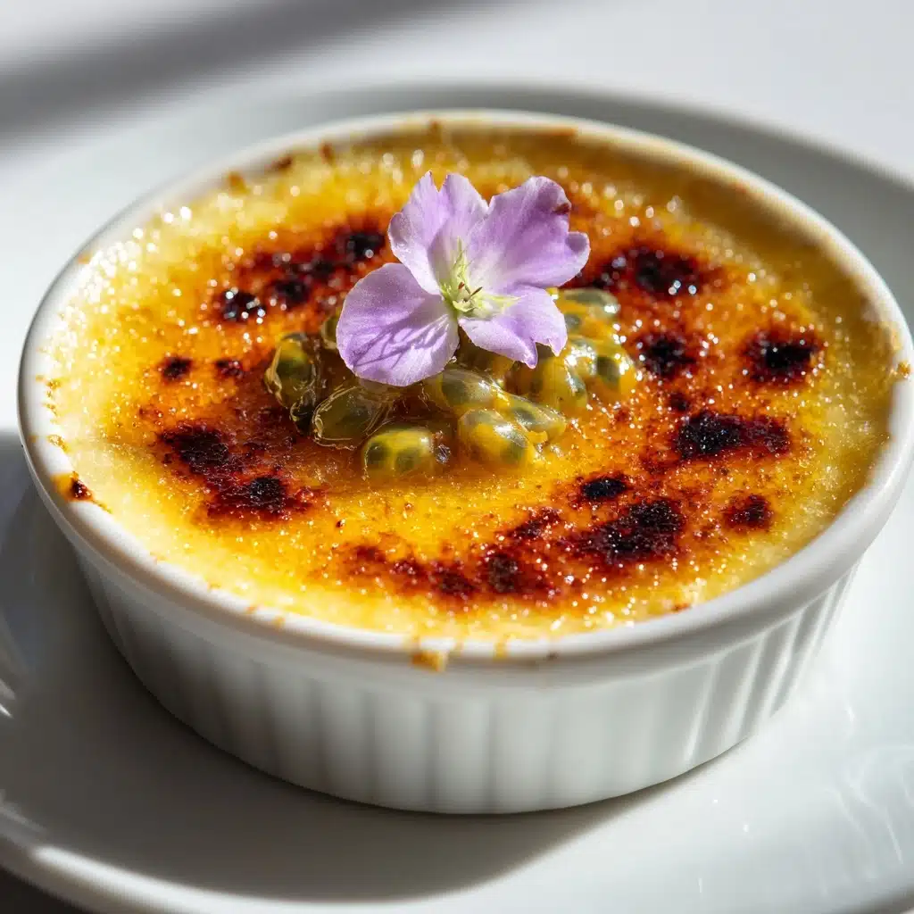 Passion Fruit Creme Brûlée Recipe