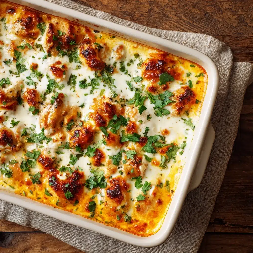 Creamy Buffalo Chicken Cauliflower Casserole Recipe - Recipe Image
