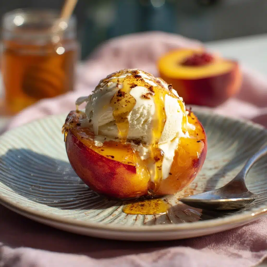 Baked Nectarines with Cinnamon Honey Sauce Recipe - Recipe Image