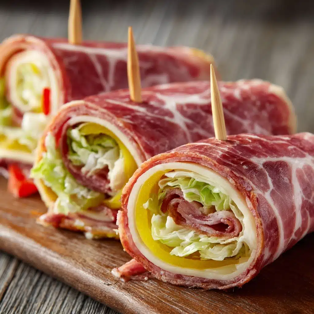 Italian Sub Roll-Up {grain-free} Recipe - Recipe Image