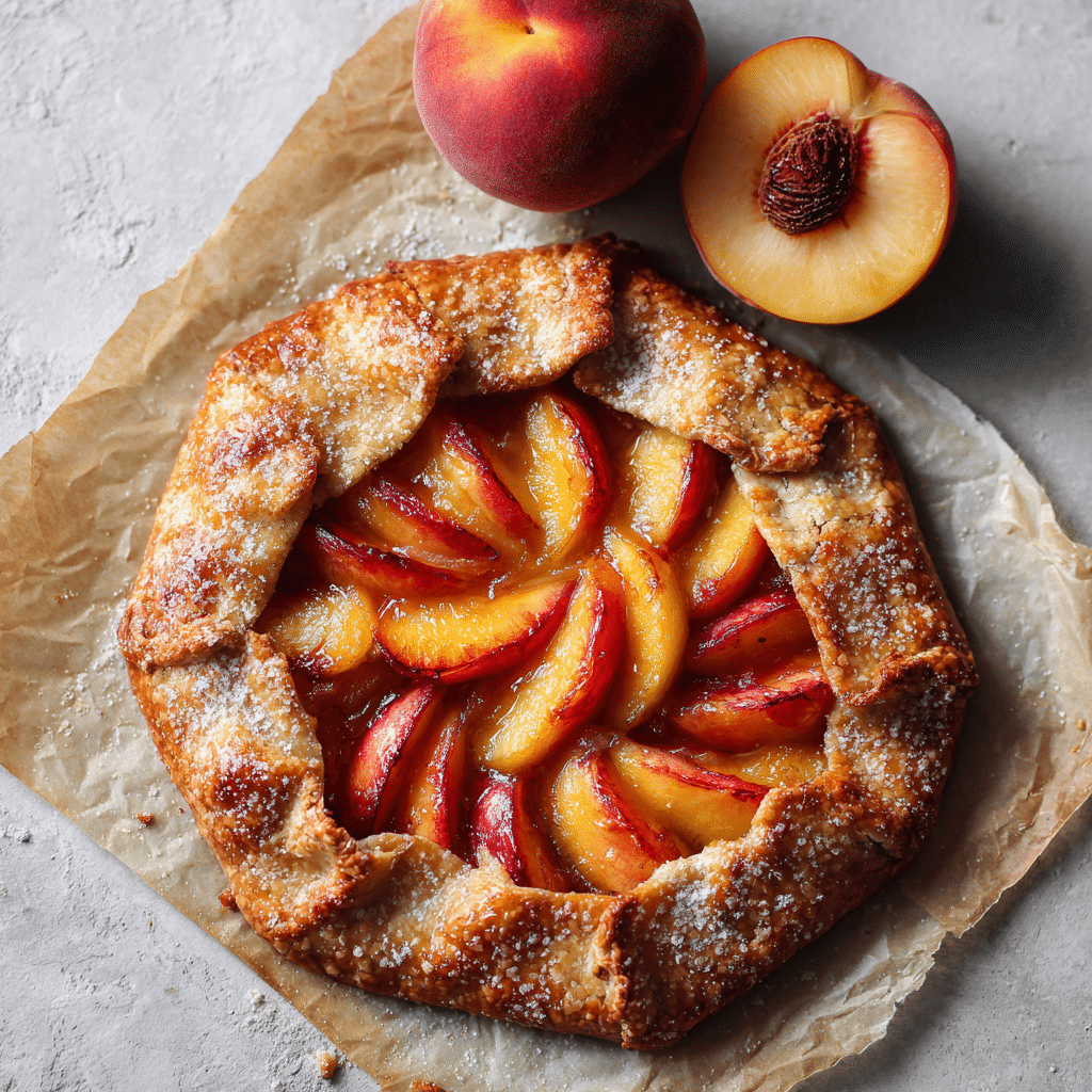 Peach Galette Recipe - Recipe Image