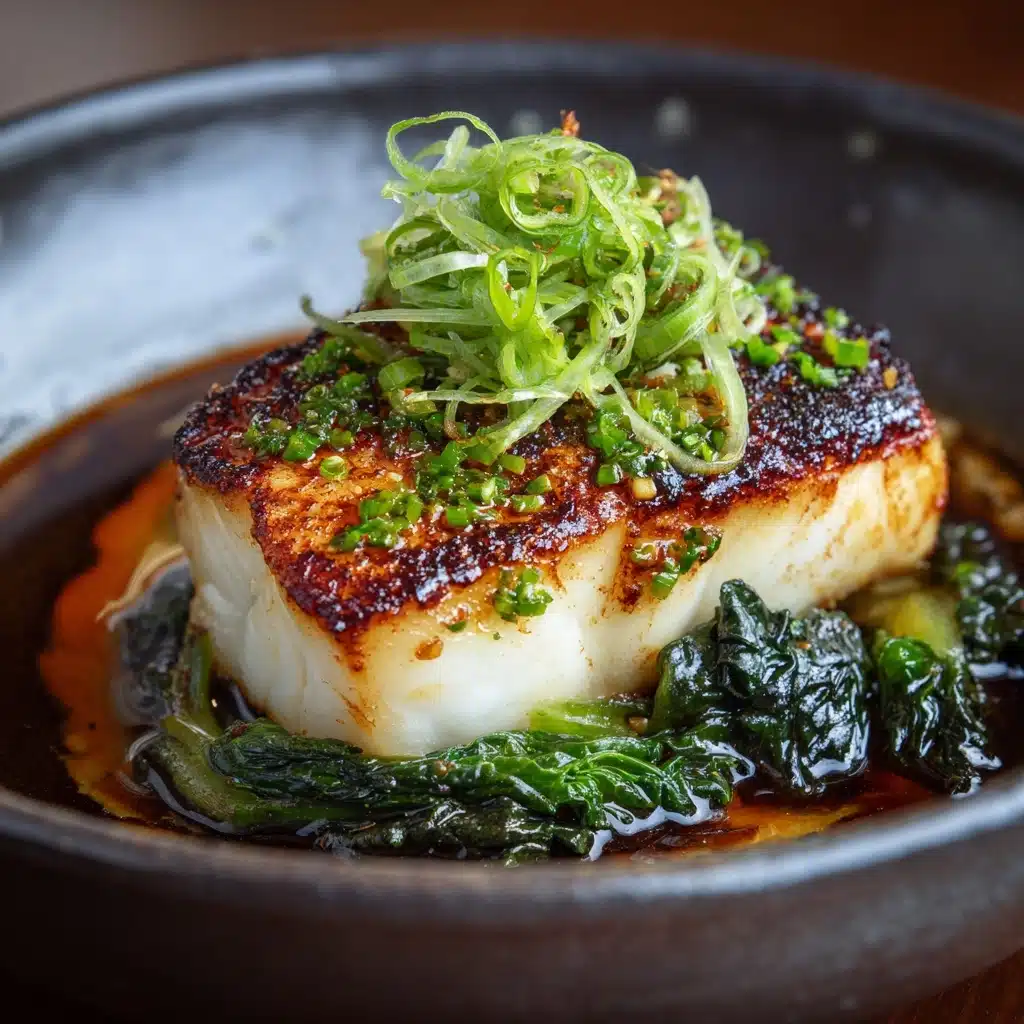 Ginger Soy Glazed Cod: A Flavorful and Healthy Seafood Dish Recipe - Recipe Image