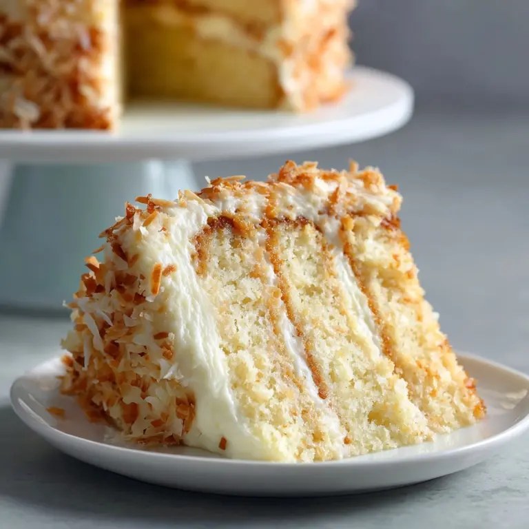 Coconut Custard Cake Recipe