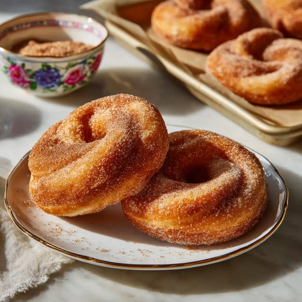 Cinnamon Sugar Twist Doughnuts Recipe - Recipe Image