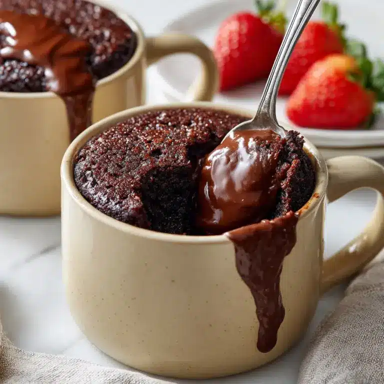 Nutella Mug Cake Recipe