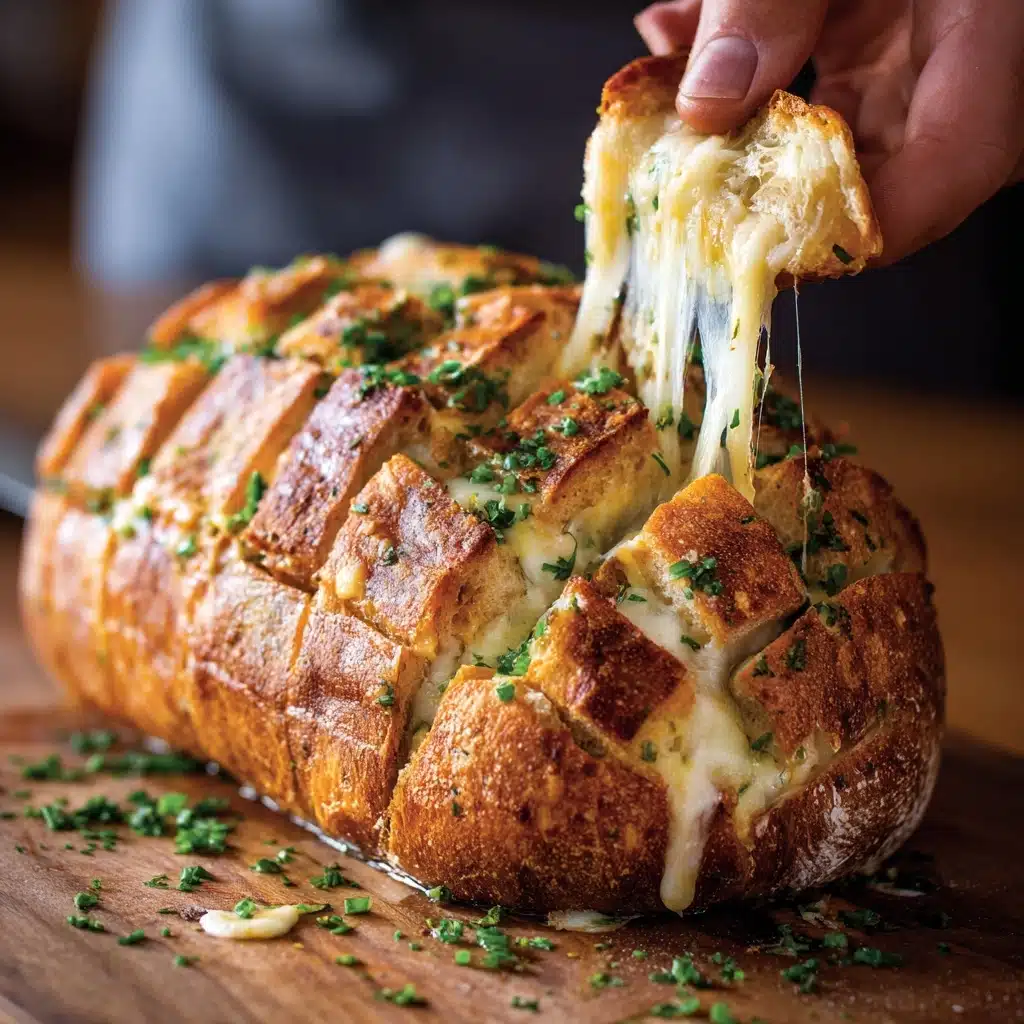 Cheese and Garlic Crack Bread (Pull Apart Bread) Recipe