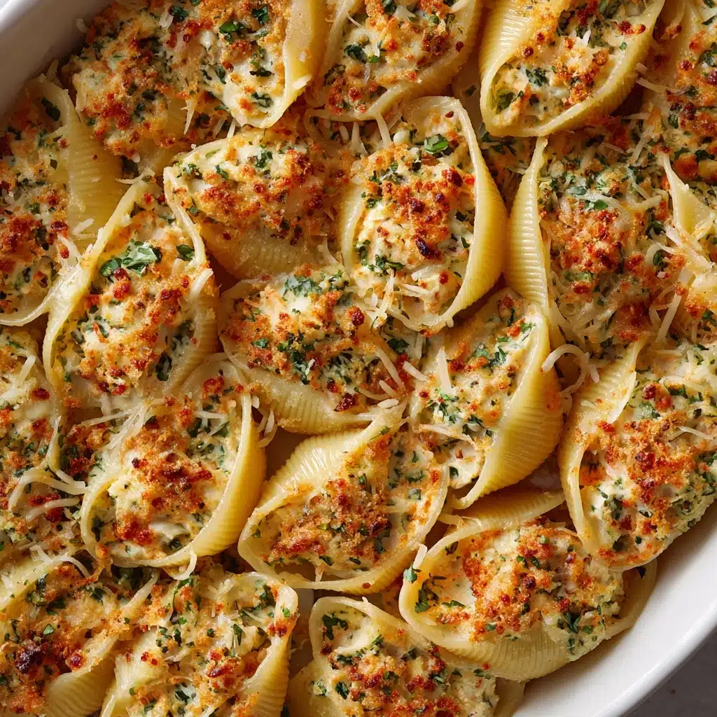 Creamy Seafood Stuffed Shells Recipe - Recipe Image