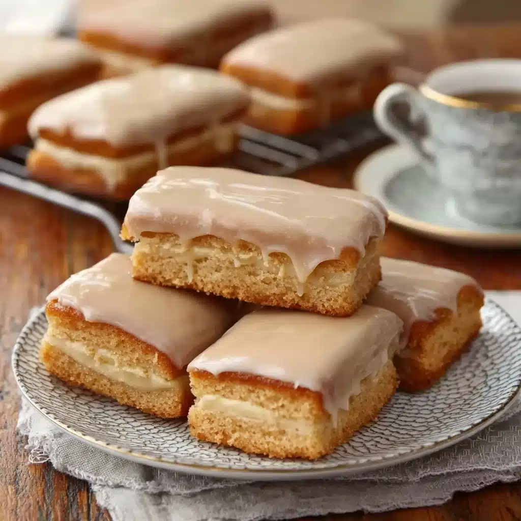 Soft Baked Maple Donut Bars Recipe - Recipe Image